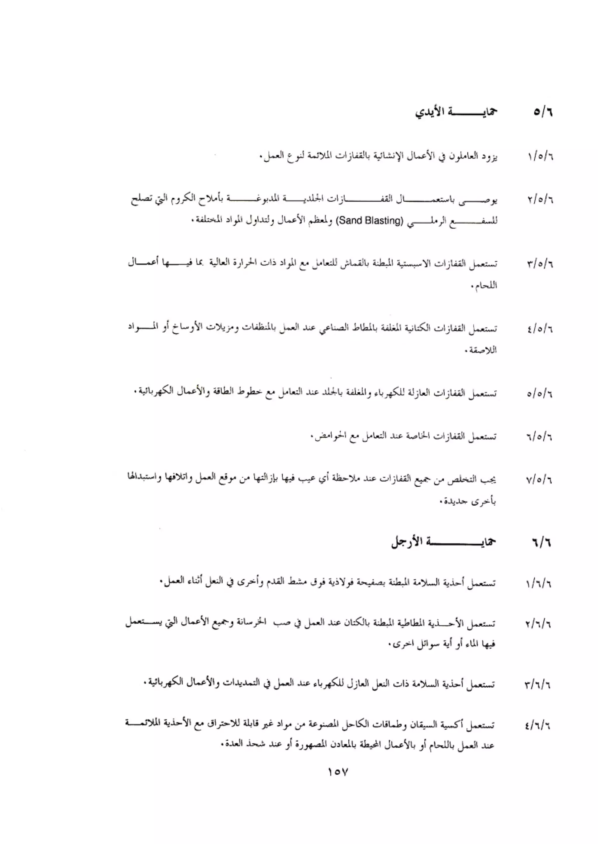 الكود العربي السلامة العامة في تنفيذ المشاريع الانشائية