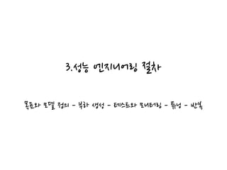  튜닝이란?
시스템의	
 