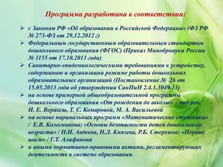 Образовательная Программа, Презентация | PPT