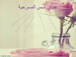 ‫المسرحية‬ ‫أسس‬ ‫عددي‬
 