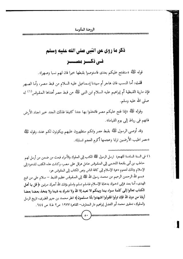 البكري الروضة المأنوسة في أخبار مصر المحروسة