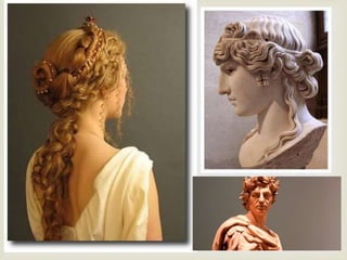 jeannepompadour  Roman hairstyles Roman hair Historical hairstyles