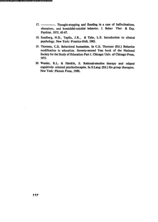 العلاج السلوكى و تعديل السلوك