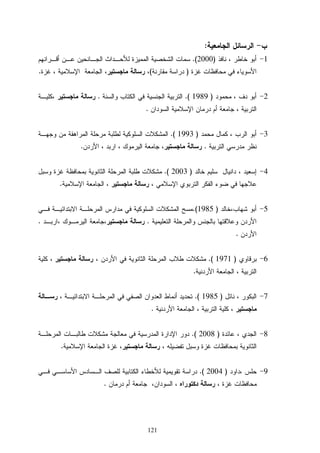 121
:
1)2000(.
)(.
2)1989.(.
.
3)1993(.
..
4)2003.(
.
5)1985.(
..
.
6)1971.(
.
7)1985.(
.
8)2008(.
.
9)2004.(
.
 