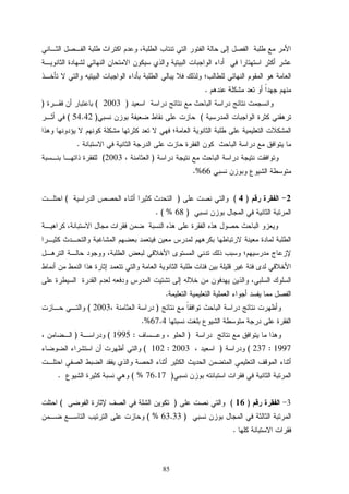 85
.
)2003()
()54.42(
.
)2003(
66.%
2)4()(
)68( %.
.
)2003(
67.4.%
):1995()
1997:237()2003:102(
)76.17( %.
3)16()(
)63.33( %
.
 