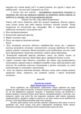 пакунки від членів вашої сім’ї та вашої родини, від друзів і серед них
найбільший – від кого він? (напишіть це ім’я).
А те...