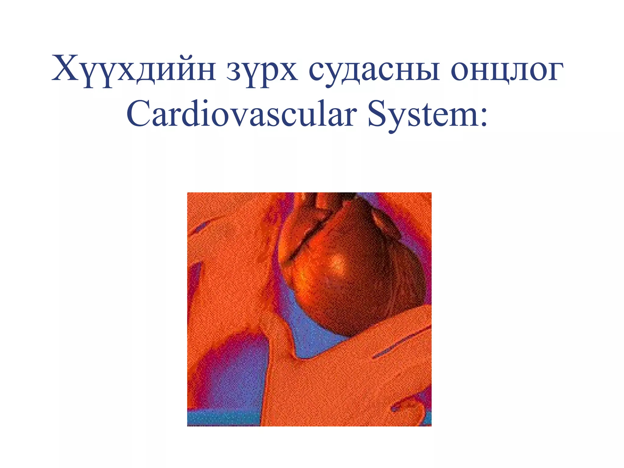 зүрх судас, цусны онцлог | PPT