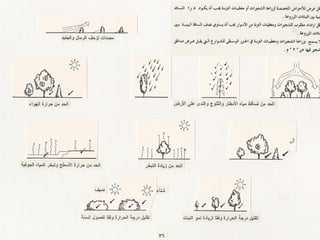 برامج التشجير وأنظمة الري في مدينة ينبع الصناعية