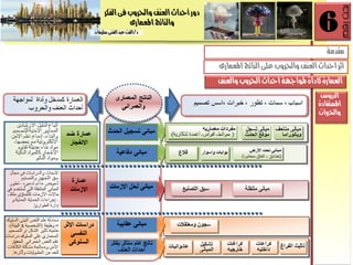 ‫الفلز‬‫فى‬ ‫واحلزوب‬ ‫العيف‬‫أسذاخ‬ ‫دور‬
‫املعنارى‬ ‫والياتر‬
‫د‬/ٌ‫سلينا‬‫الػيى‬‫عبذ‬‫الفت‬
6
‫رقم‬‫بحث‬
6
‫رقم‬‫بحث‬
23
‫والعيف‬ ‫احلزوب‬‫اسذاخ‬ ‫ملوادَة‬ ‫كأداة‬ ‫العنارة‬
‫املعنارى‬ ‫الياتر‬‫على‬ ‫واحلزوب‬ ‫العيف‬‫اسذاخ‬‫أثز‬
‫مقذمة‬
‫الذروس‬
‫املستفادة‬
‫واخلربات‬
 