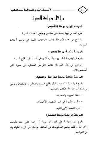 الأغصان الندية في شرح السيرة النبوية