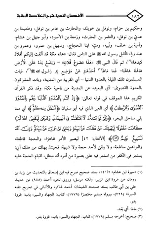 الأغصان الندية في شرح السيرة النبوية