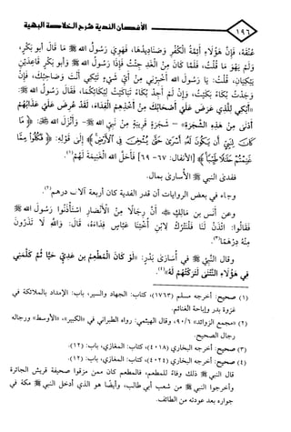 الأغصان الندية في شرح السيرة النبوية