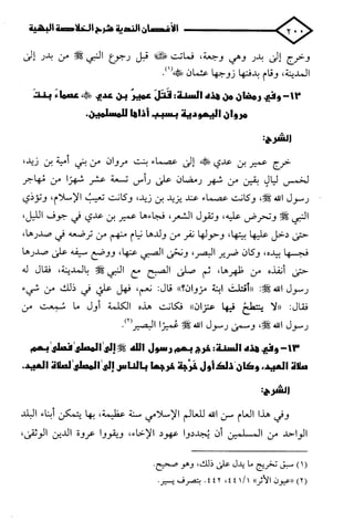 الأغصان الندية في شرح السيرة النبوية