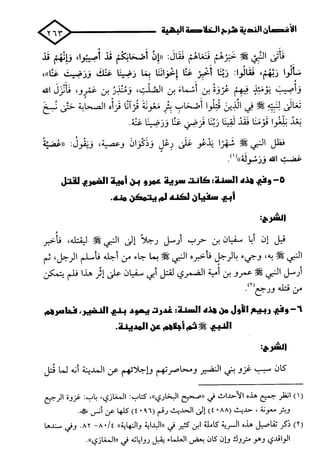 الأغصان الندية في شرح السيرة النبوية