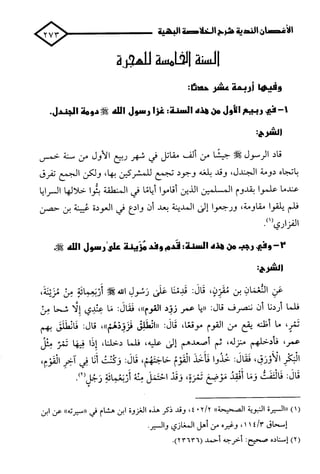 الأغصان الندية في شرح السيرة النبوية