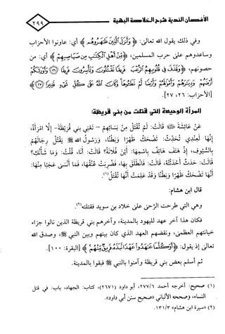 الأغصان الندية في شرح السيرة النبوية