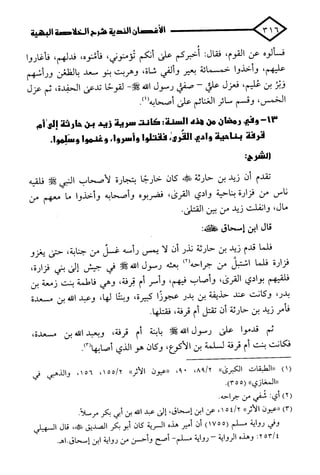 الأغصان الندية في شرح السيرة النبوية