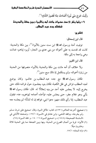 الأغصان الندية في شرح السيرة النبوية