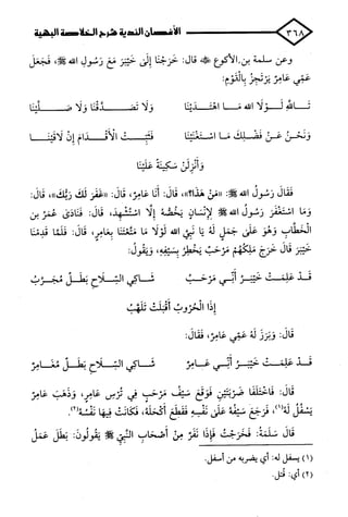 الأغصان الندية في شرح السيرة النبوية