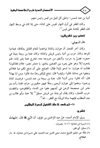 الأغصان الندية في شرح السيرة النبوية