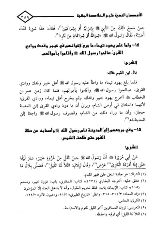 الأغصان الندية في شرح السيرة النبوية