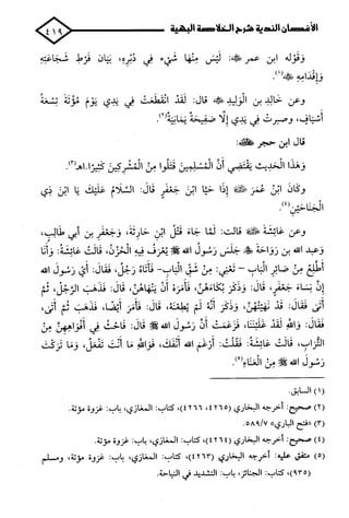 الأغصان الندية في شرح السيرة النبوية