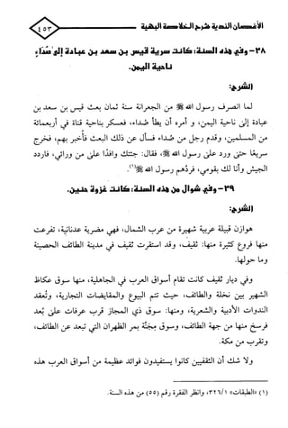 الأغصان الندية في شرح السيرة النبوية