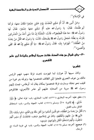 الأغصان الندية في شرح السيرة النبوية