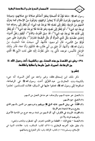 الأغصان الندية في شرح السيرة النبوية