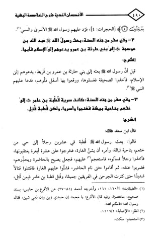 الأغصان الندية في شرح السيرة النبوية