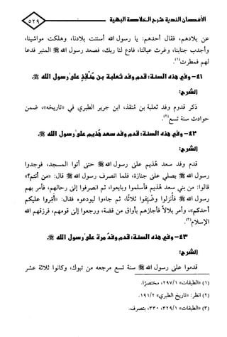 الأغصان الندية في شرح السيرة النبوية