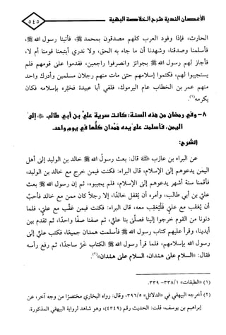 الأغصان الندية في شرح السيرة النبوية