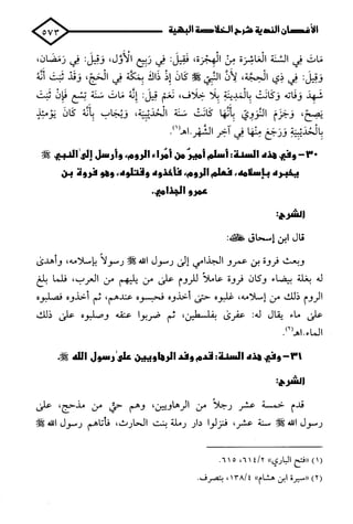 الأغصان الندية في شرح السيرة النبوية