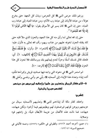 الأغصان الندية في شرح السيرة النبوية