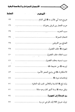 الأغصان الندية في شرح السيرة النبوية