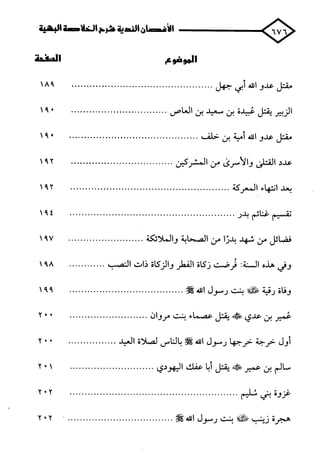 الأغصان الندية في شرح السيرة النبوية