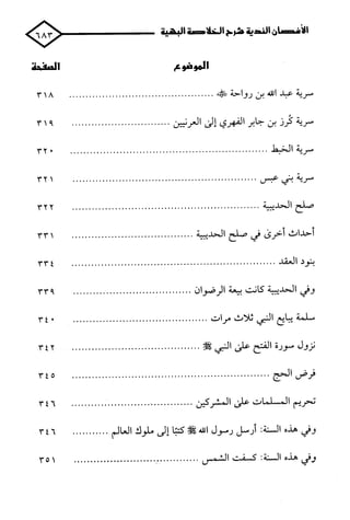 الأغصان الندية في شرح السيرة النبوية