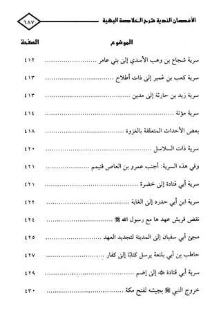 الأغصان الندية في شرح السيرة النبوية