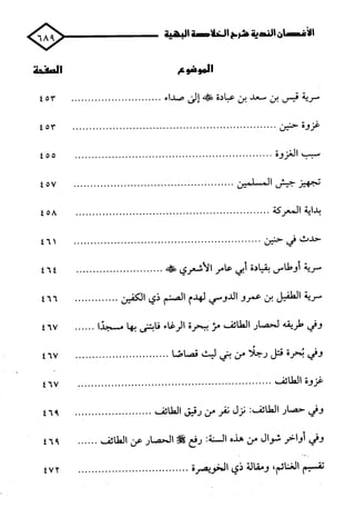 الأغصان الندية في شرح السيرة النبوية