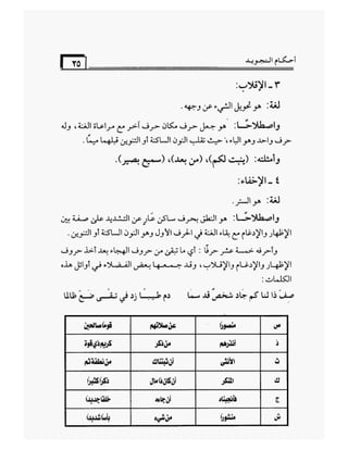 أحكام التجويد برواية ورش