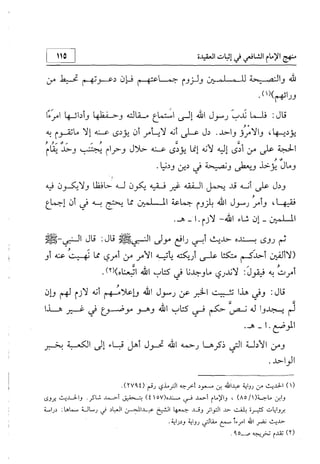 منهج الإمام الشافعي رحمه الله تعالى في إثبات العقيدة