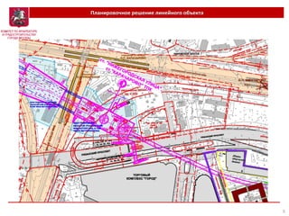 5
Планировочное решение линейного объекта
 