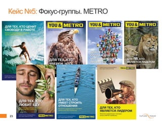 23 client.fut.ru
Кейс №5: Фокус-группы. METRO
 