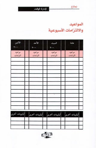 فن ادارة الوقت