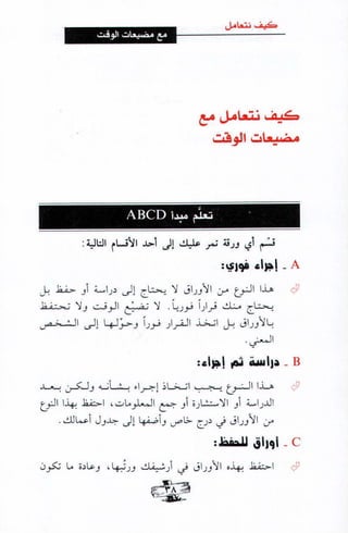 فن ادارة الوقت