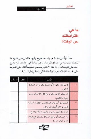 فن ادارة الوقت