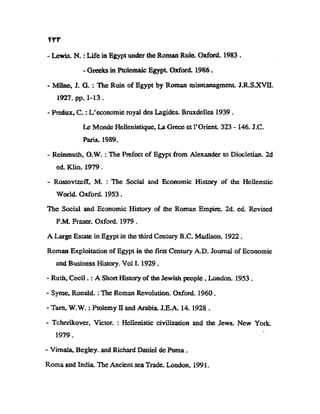تاريخ مصر في عصري البطالمه و الرومان
