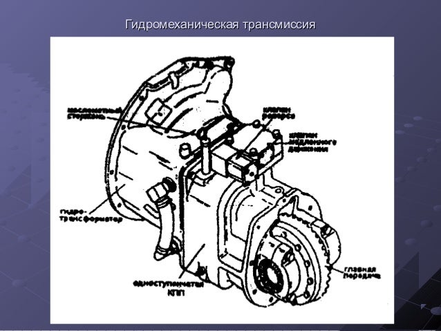Трансмиссия постоянного зацепления Трансмиссия постоянного зацепления