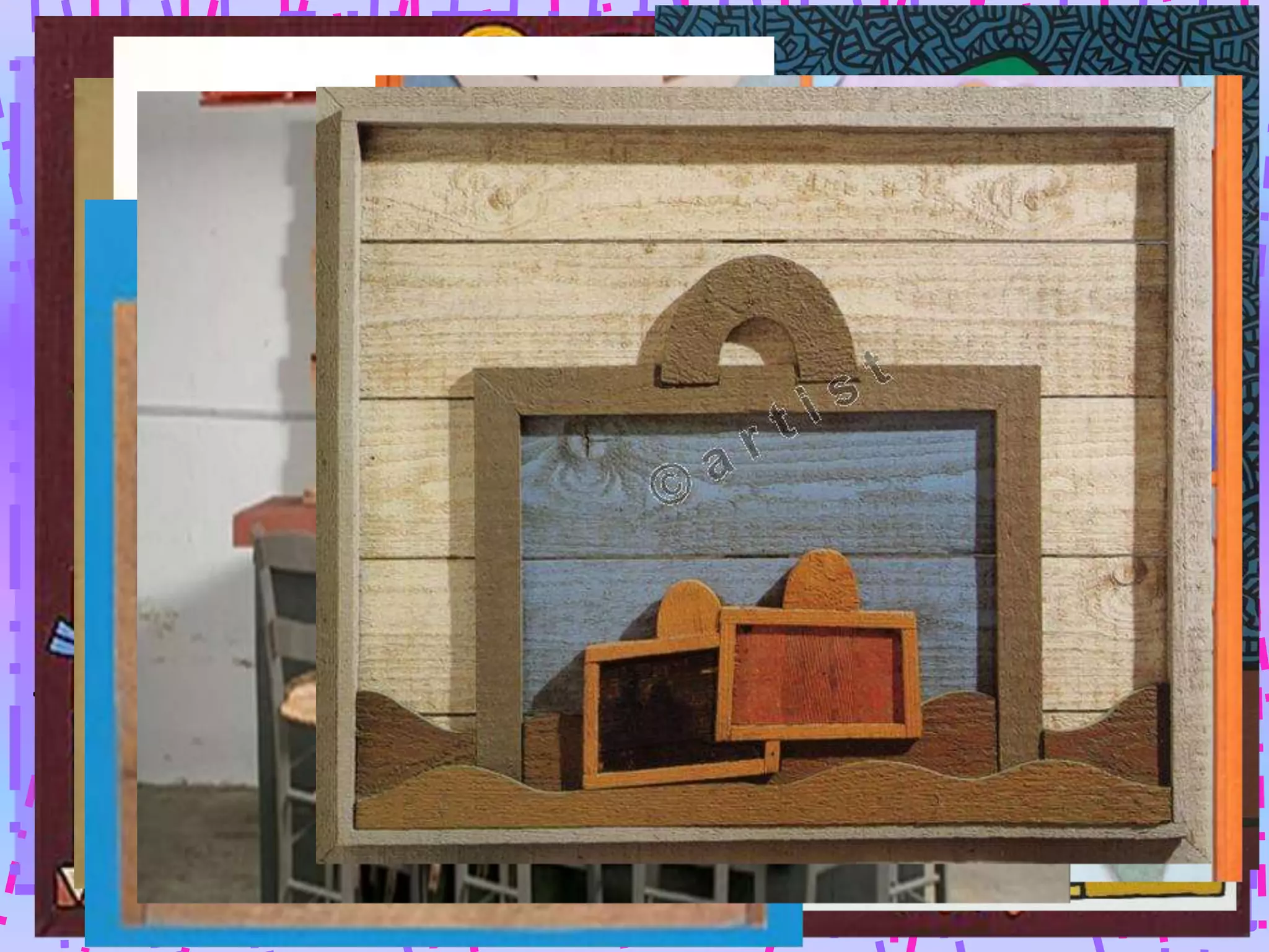 Δημιουργεί έναν πολύχρωμο μικρόκοσμο γεμάτο
από αρχετυπικά σύμβολα και εικόνες παρμένες από
βαθύτατα προσωπικές εμπειρίες και εμμονές:
Λουλούδια, πουλιά, βαλίτσες, καρδιές, βέλη, ρόδες
και σημαίες συναποτελούν το μαγικό ποιητικό
σύμπαν του Ακριθάκη με πολυποίκιλες χρωματιστές
σκηνές πλημμυρισμένες από απειροστές
λεπτομέρειες. Μια οπτική μυθολογία στην οποία
κεντρικό ρόλο έχει πάντα το ταξίδι και η περιπέτεια,
με τη διάθεση φυγής του καλλιτέχνη να είναι κάτι
περισσότερο από έκδηλη και με την εντυπωσιακή
χρήση των έντονων χρωμάτων να καθηλώνει. Αυτά
τα φωτεινά χρώματά του είναι που αποθεώνουν την
ιδέα της ζωής, ενώ υποκρύπτουν τη βαθιά και
αναπόδραστη όπως θα αποδεικνυόταν μελαγχολία
του
Το 1984 αφήνει το Βερολίνο και ξαναγυρνά
στην Ελλάδα. Συμμετέχει στην παρουσίαση
της συλλογής του Αλέξανδρου Ιόλα, ο οποίος
πάντα τον βοηθούσε. Δεν θα σταματήσει να
δουλεύει και να διοργανώνει εκθέσεις, παρά
τα νοσοκομεία και τις αλλεπάλληλες κρίσεις.
Κατά τα τελευταία χρόνια της ζωής του, η
άσχημη κατάσταση της υγείας του μείωσε
την εικαστική παραγωγή του, η οποία
περιορίστηκε σε μεγεθύνσεις λεπτομερειών
από παλαιότερα έργα του, ένα μπλοκ
σχεδίων με τις φιγούρες τροφίμων του
Δρομοκαΐτειου ψυχιατρείου και μια σειρά με
θέμα τα λουλούδια, την οποία αφιέρωνε
«στους αυτόχειρες φίλους του».
Ο Αλέξης Ακριθάκης πέθανε στις 19 Σεπτεμβρίου 1994. Από
τότε, δύο μεγάλες αναδρομικές εκθέσεις θα αποκαλύψουν εκ
νέου τη σπουδαία καλλιτεχνική του προσωπικότητα: Το 1997
στο Μακεδονικό Μουσείο Σύγχρονης Τέχνης της Θεσσαλονίκης
και στην Εθνική Πινακοθήκη της Αθήνας και το 2003 στο
Βερολίνο, στη Neue Nationalgalerie, όπου θα παρουσιαστεί
αντικριστά με τον Πικάσο ως μια αναλλοίωτη ξεχωριστή μορφή
του ύστερου μοντερνισμού στην Ευρώπη. Σήμερα, μπορεί
κανείς να πει με βεβαιότητα ότι τα έργα του αποτελούν -για
πρώτη φορά, ίσως, στη νεότερη Ιστορία της ελληνικής τέχνης-
μια απόλυτα συνειδητή και συστηματική καλλιτεχνική πράξη, η
οποία αν και καθοριστική για τη σύγχρονη εικαστική σκηνή
είχε αμιγώς προσωπικές καταβολές: Το έργο του Ακριθάκη
παραμένει πάντοτε ένα με την πληγωμένη ψυχοσύνθεσή του.
Αλλωστε, το είχε πει και ο ίδιος κάποτε: «Η μόνη τροφή της
τέχνης είναι η ίδια η ζωή». Είναι προφανές ότι
περιαυτολογούσε...
 