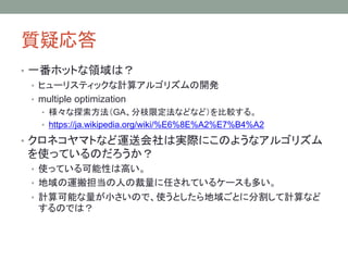 |ɏ
? һۥåȤIϣ
? ҥ`ꥹƥåӋ㥢르ꥺ_k
? multiple optimization
? ̽GA֦޶ʤɤʤɣ^롣
? https://ja.wikipedia.org/wiki/%E6%8E%A2%E7%B4%A2
? ͥޥȤʤ\ͻόgHˤΤ褦ʥ르ꥺ
ʹäƤΤ
? ʹäƤԤϸߤ
? \ᵣˤβΤƤ륱`त
? ӋܤСΤǡʹȤ򤴤Ȥ˷ָӋʤ
ΤǤϣ
 